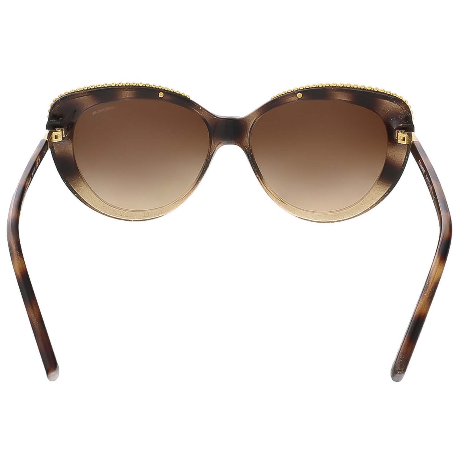 Coach HC8157 533813 Glitter Dark Tortoise Cat Eye sunglasses - See My ...