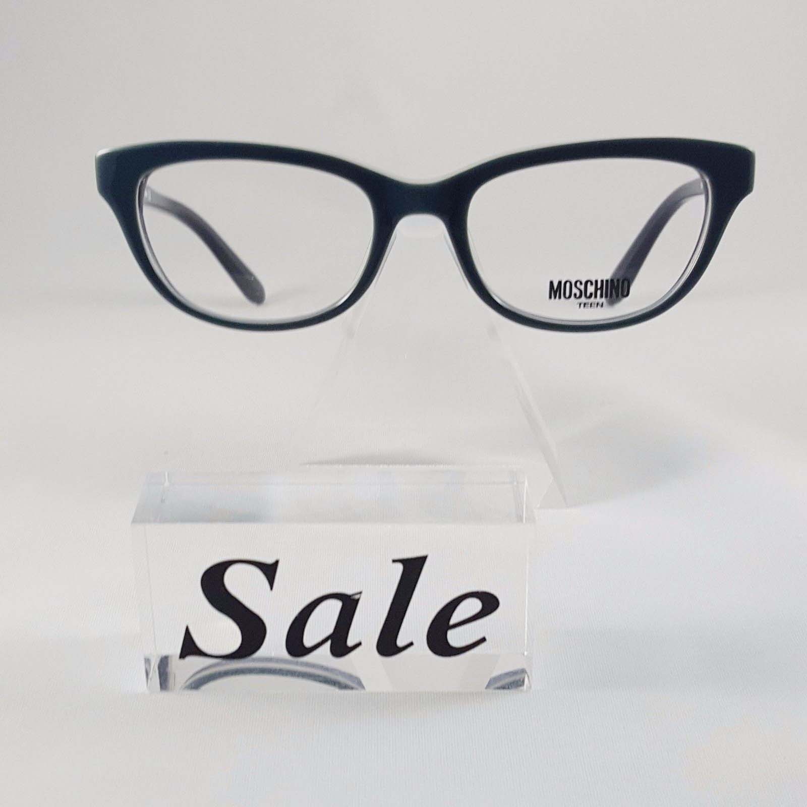 New Moschino Blue Mint Eyeglasses Rx Glasses Made in Italy MO235V04 48 ...