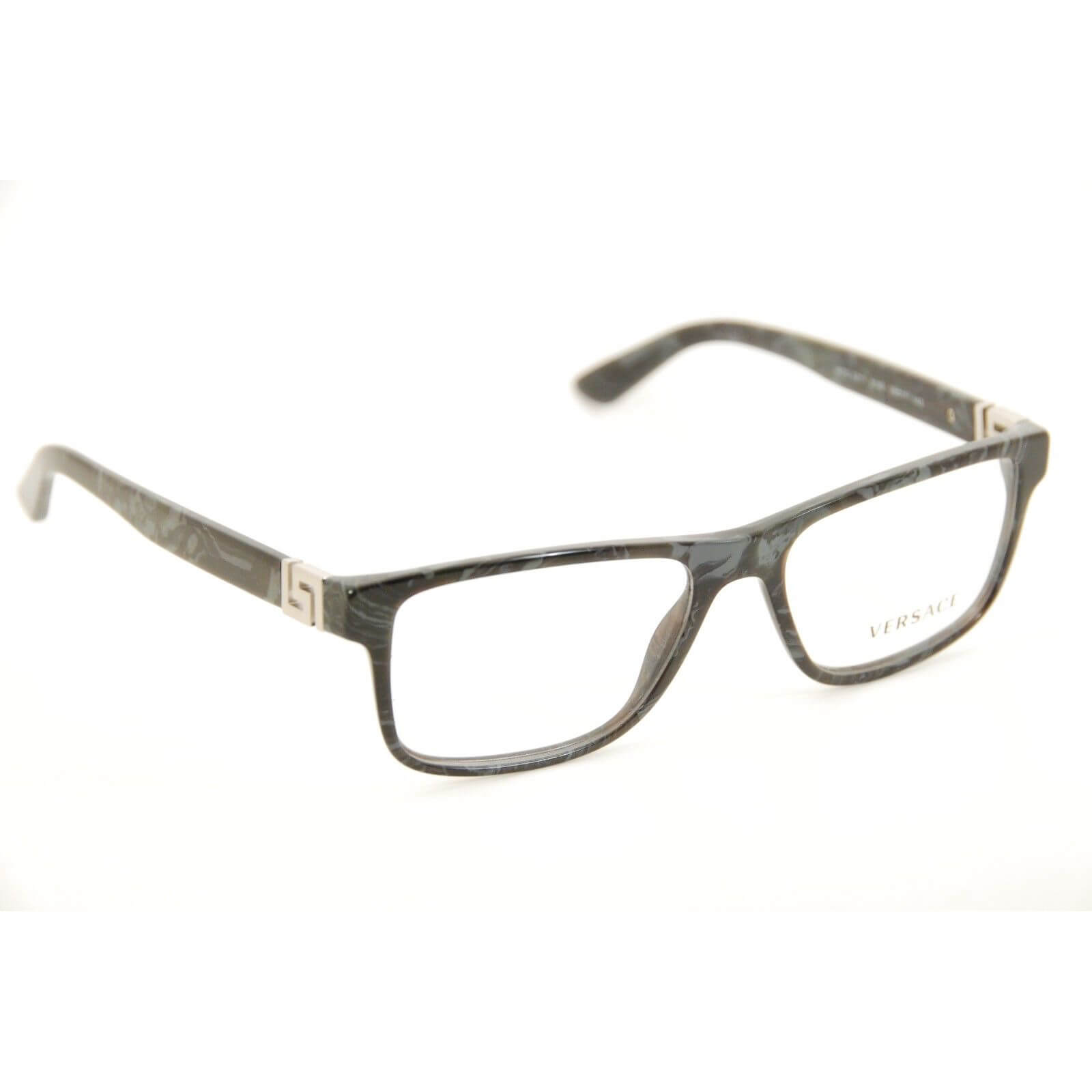 Versace Mod 3211 5145 Black Grey Marble Eyeglasses