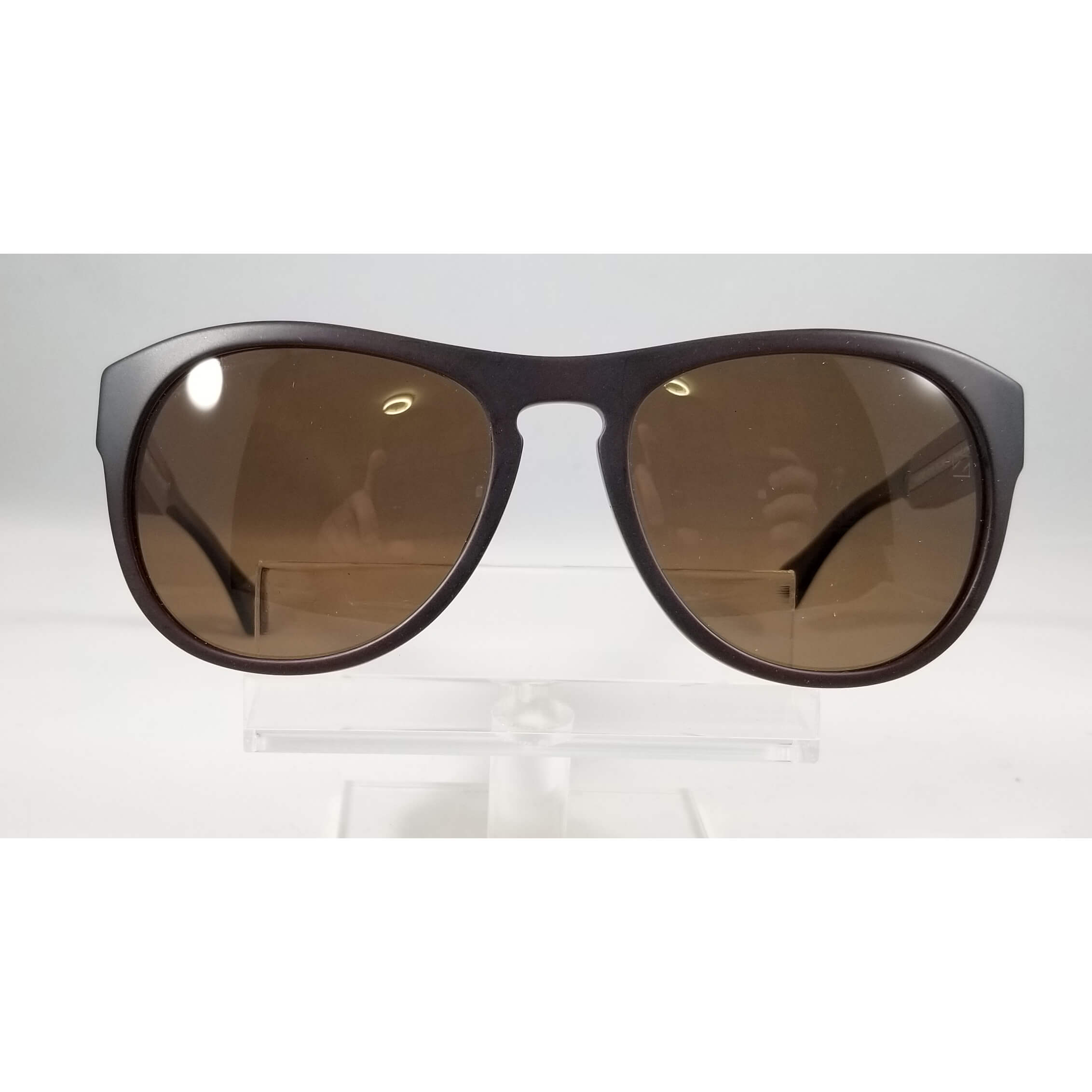 Ermenegildo ZEGNA SZ3653M Z55P Matte Brown Polarized Sunglasses