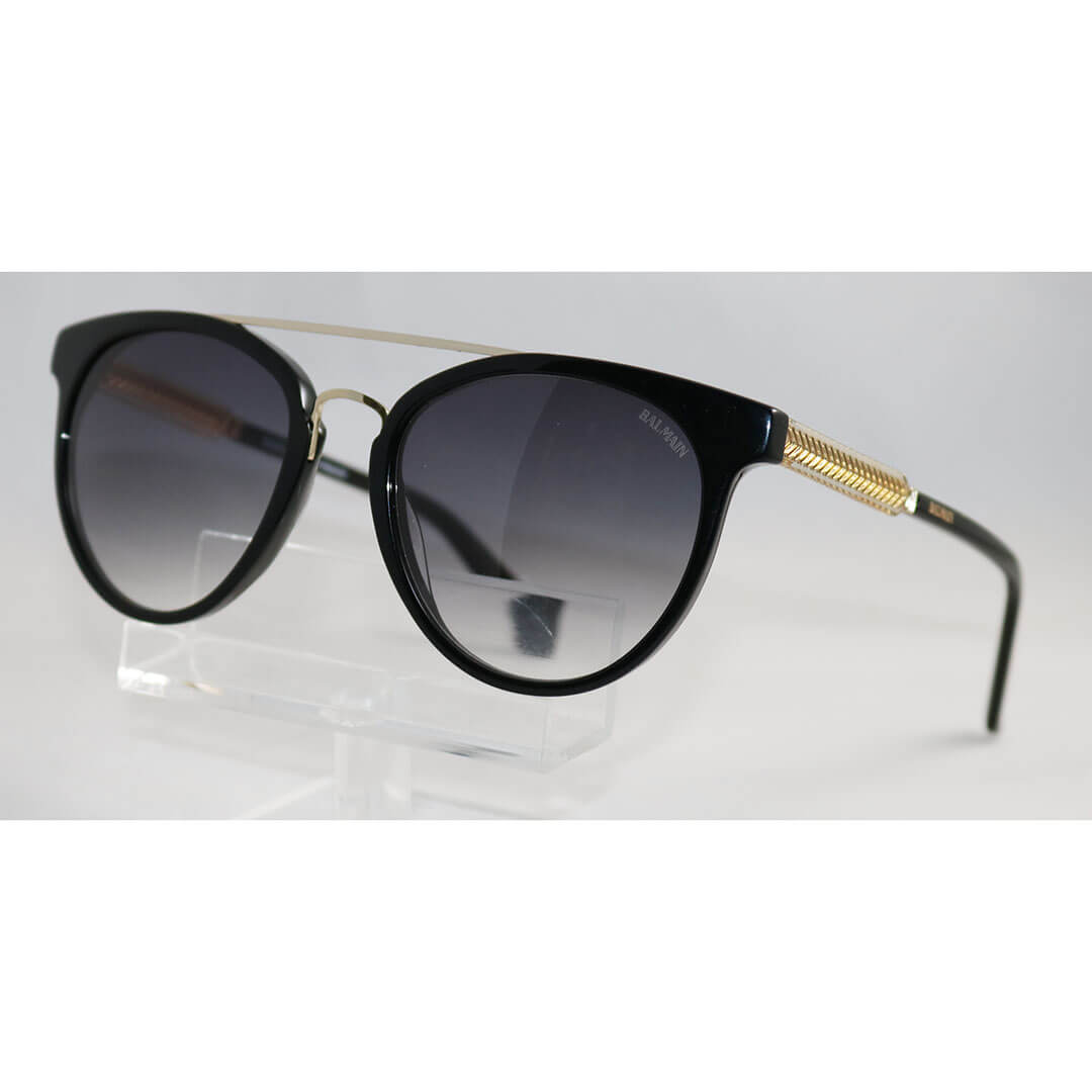 BALMAIN BL2518 01 Black Gray Gradient lenses Sunglasses