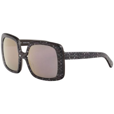 Coach Women's HC8243 500211 Solid Black Sunglasses
