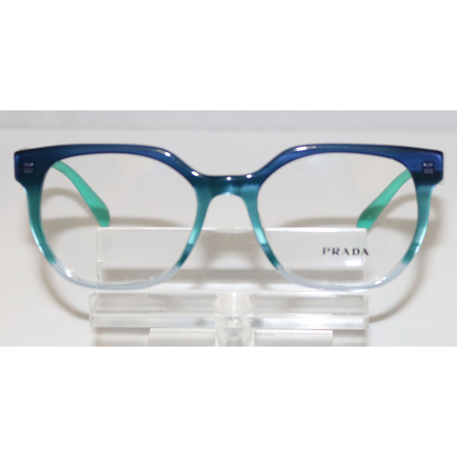 PRADA VPR 02U VX6-1O1 Green Gradient Eyeglasses