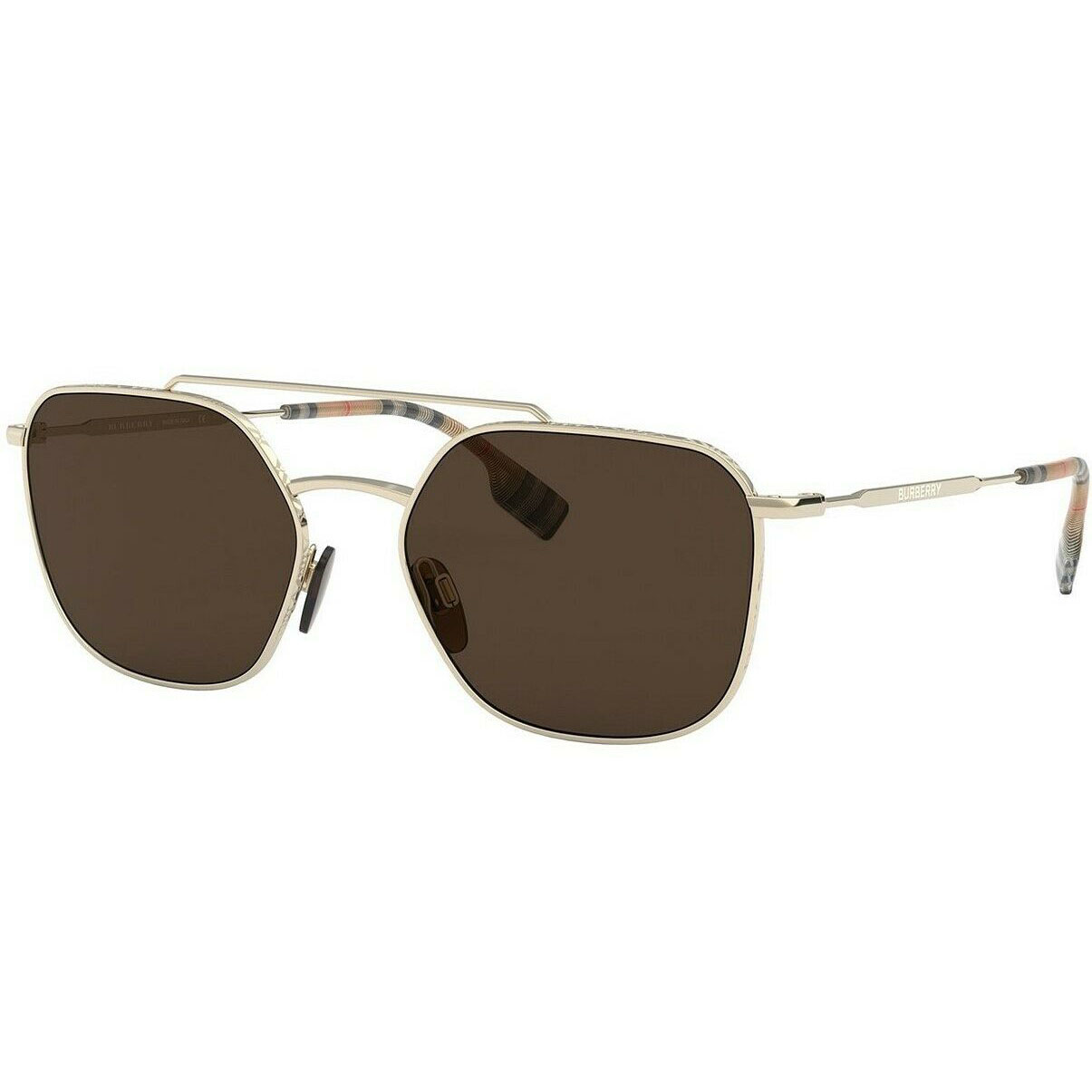 Burberry FLIGHT B 3107 1109/73 Pale Gold/Brown Sunglasses