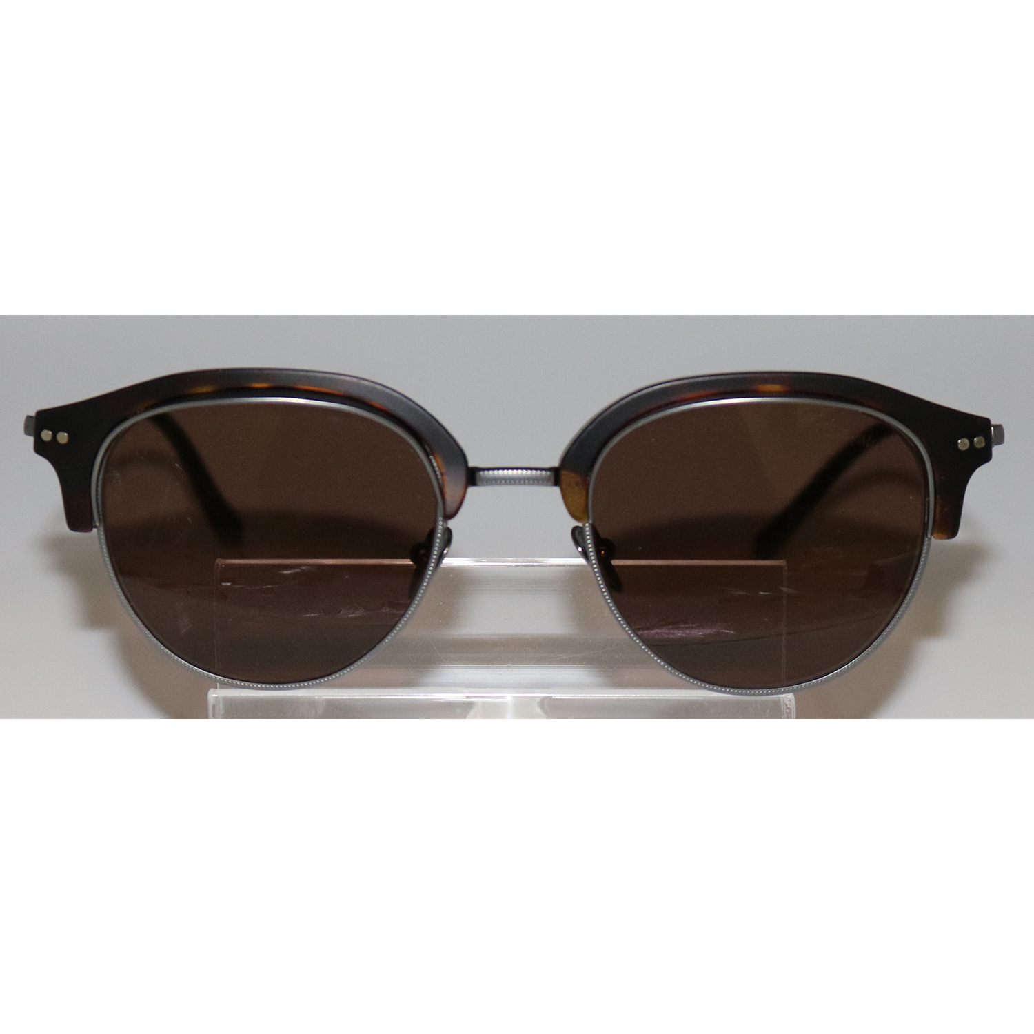 New Giorgio Armani 8117 508973 Gunmetal Havana Brown Sunglasses - See ...