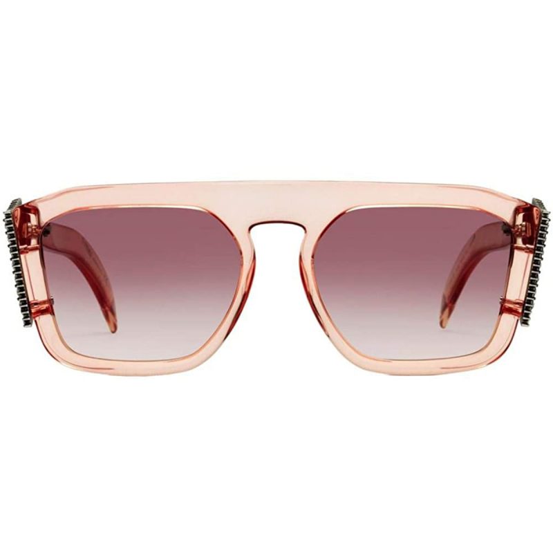 Sunglasses FENDI FF0381S 35J3X Pink Square Frame New Collection with ...