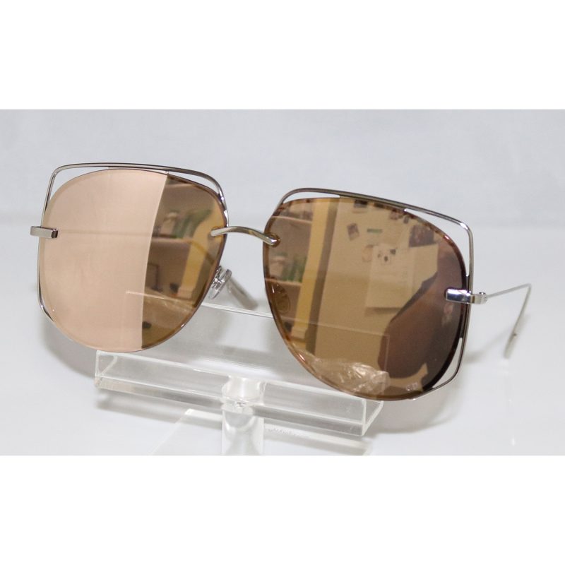 Christian Dior Stellaire6 010 Palladium Sunglasses Pink Mirror Lens - See My Glasses