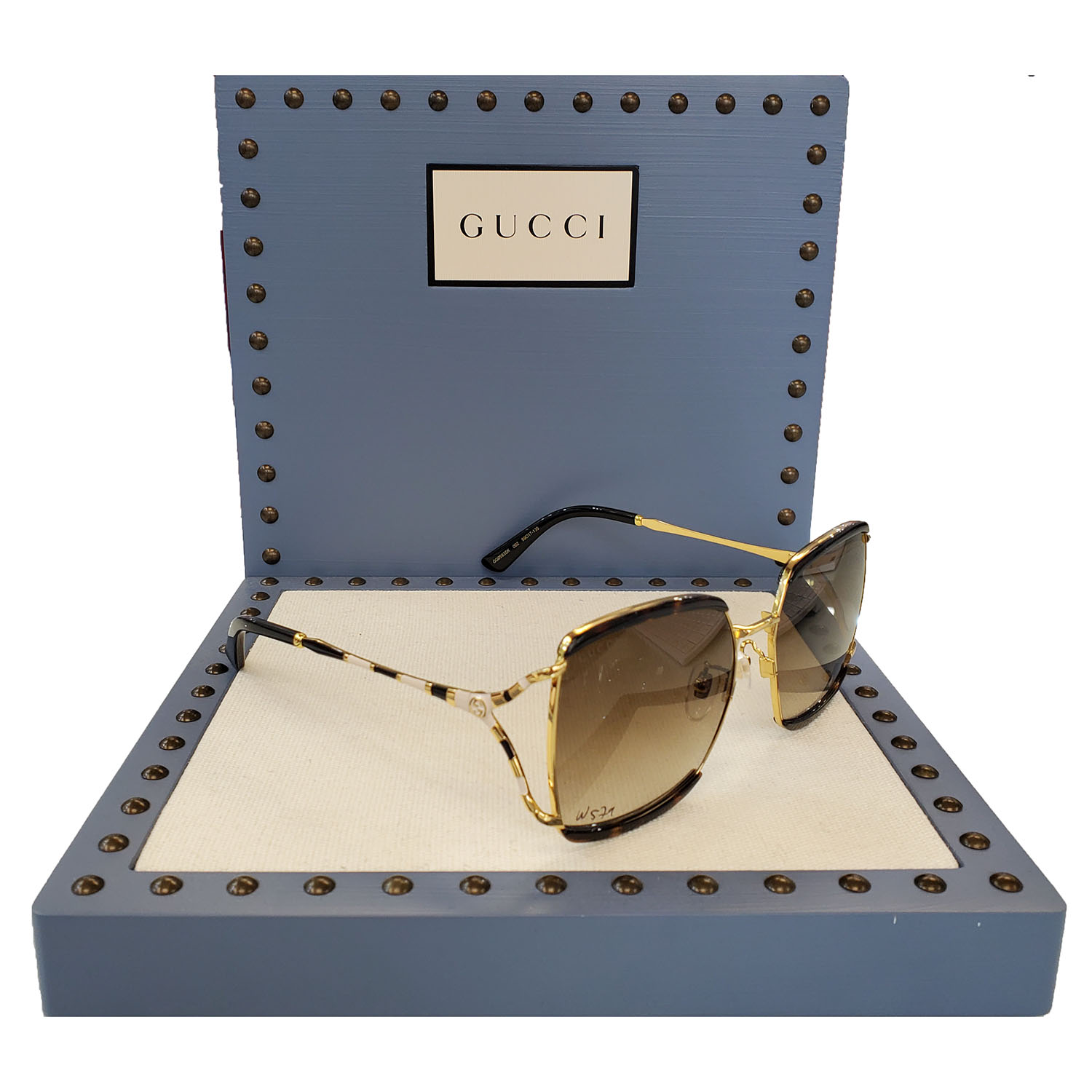 Gucci GG0713S 002 Oversized Square Sunglasses - See My Glasses